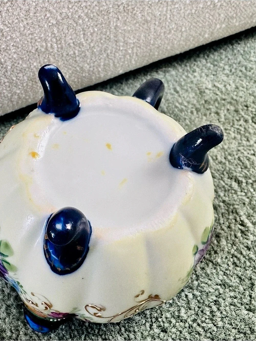 Antique Nippon hand-painted porcelain creamer